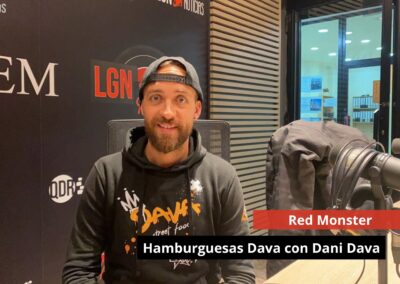 20/11/24 Red Monster. Hamburguesas Dava con Dani Dava