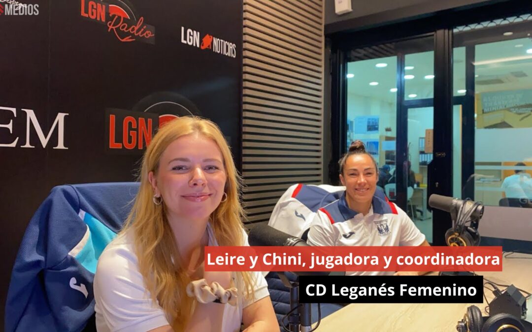 19/11/24 Leire y Chini, jugadora y coordinadora del CD Leganés Femenino.