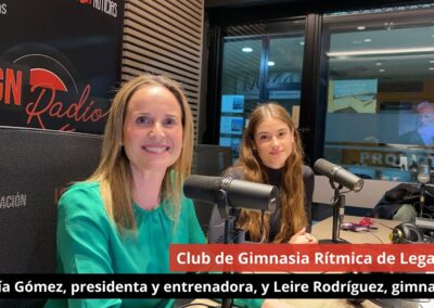 06/11/24 🎀 Club de Gimnasia Rítmica de Leganés. María G., presidenta, y Leire R., gimnasta