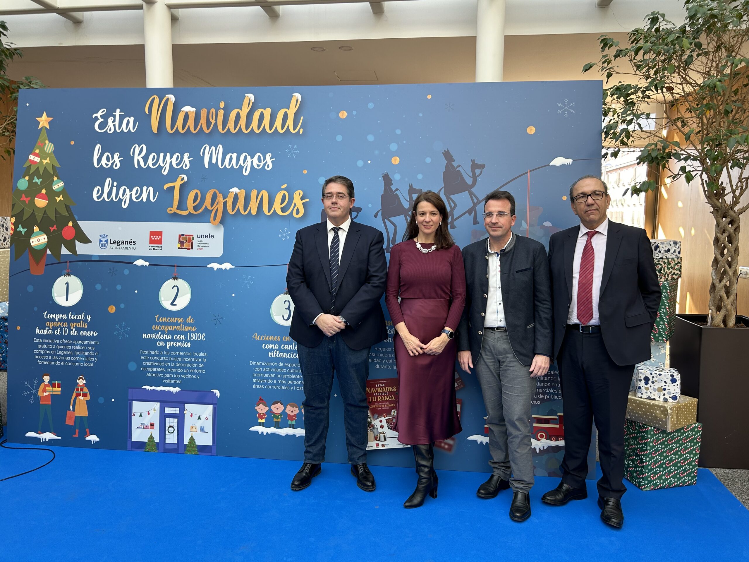 Leganés lanza la campaña navideña “Esta Navidad, los Reyes Magos eligen Leganés” para apoyar al comercio local