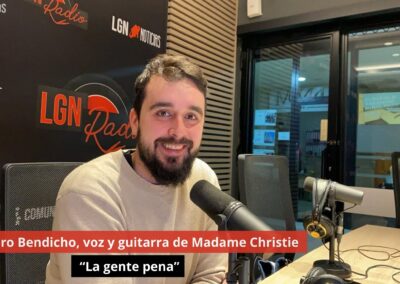 13/12/24 Entrevista a Álvaro Bendicho, voz y guitarra de Madame Christie. “La gente pena”