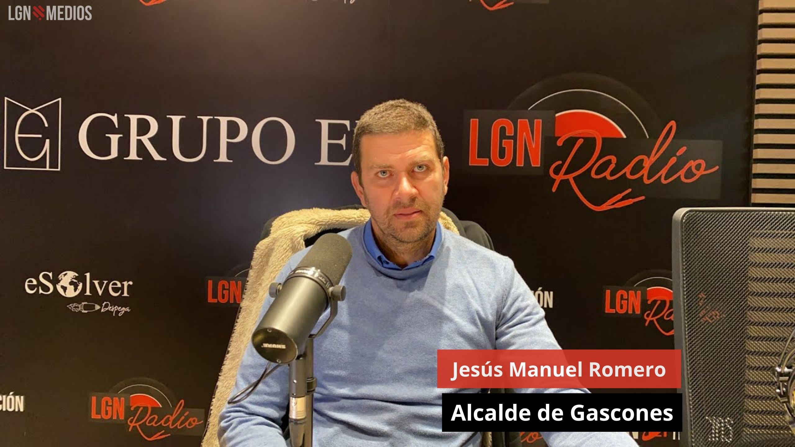 Jesús Manuel Romero. Alcalde de Gascones