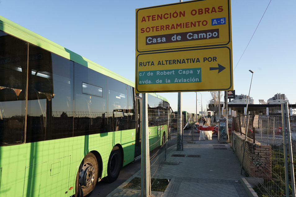 La alcaldesa de Alcorcón insta a Almeida a ampliar el carril bus VAO hasta Príncipe Pío