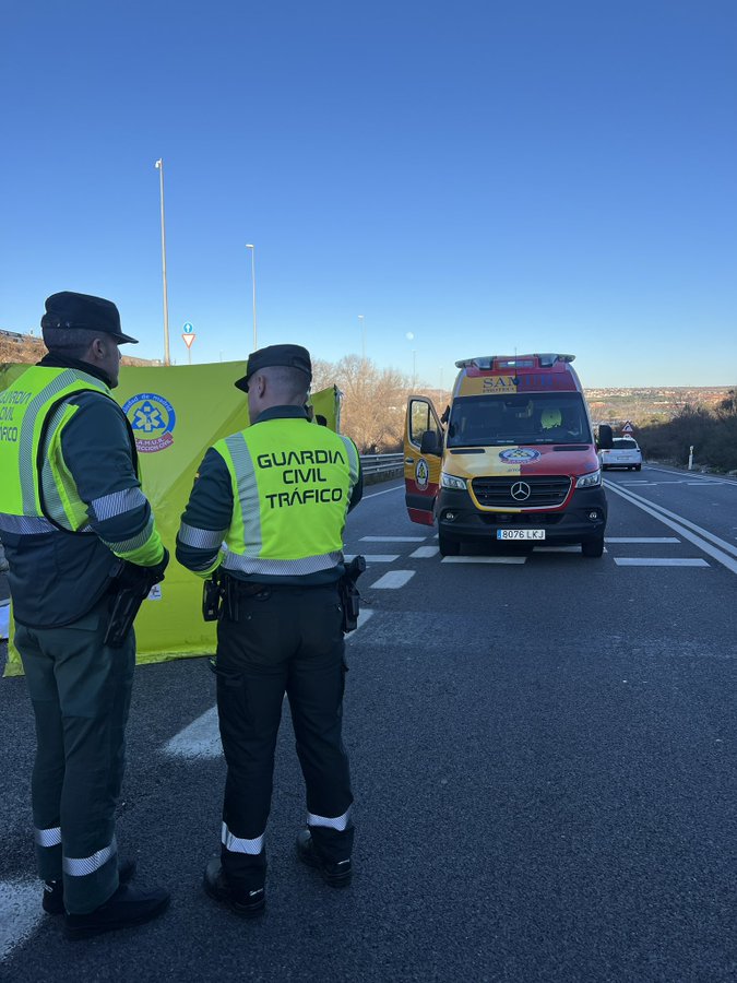 Fallece un motorista de 55 años en accidente en la M-203, distrito de Vicálvaro