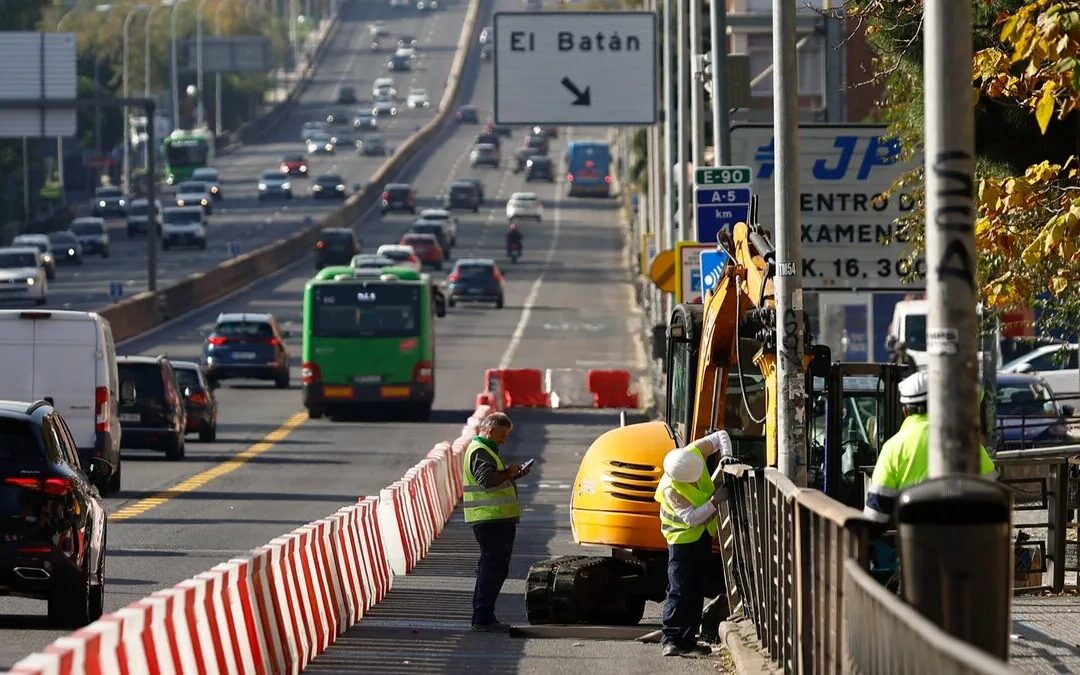 Alcorcón se prepara para el desvío del tráfico por las obras del soterramiento de la A-5