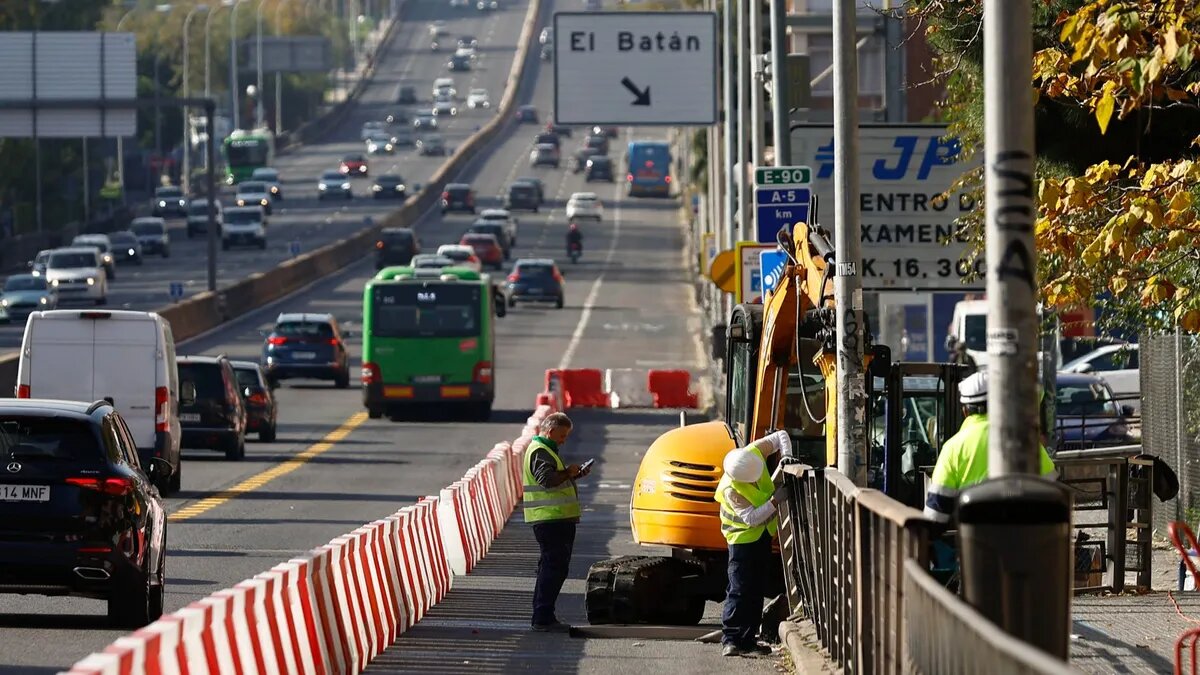 Alcorcón se prepara para el desvío del tráfico por las obras del soterramiento de la A-5