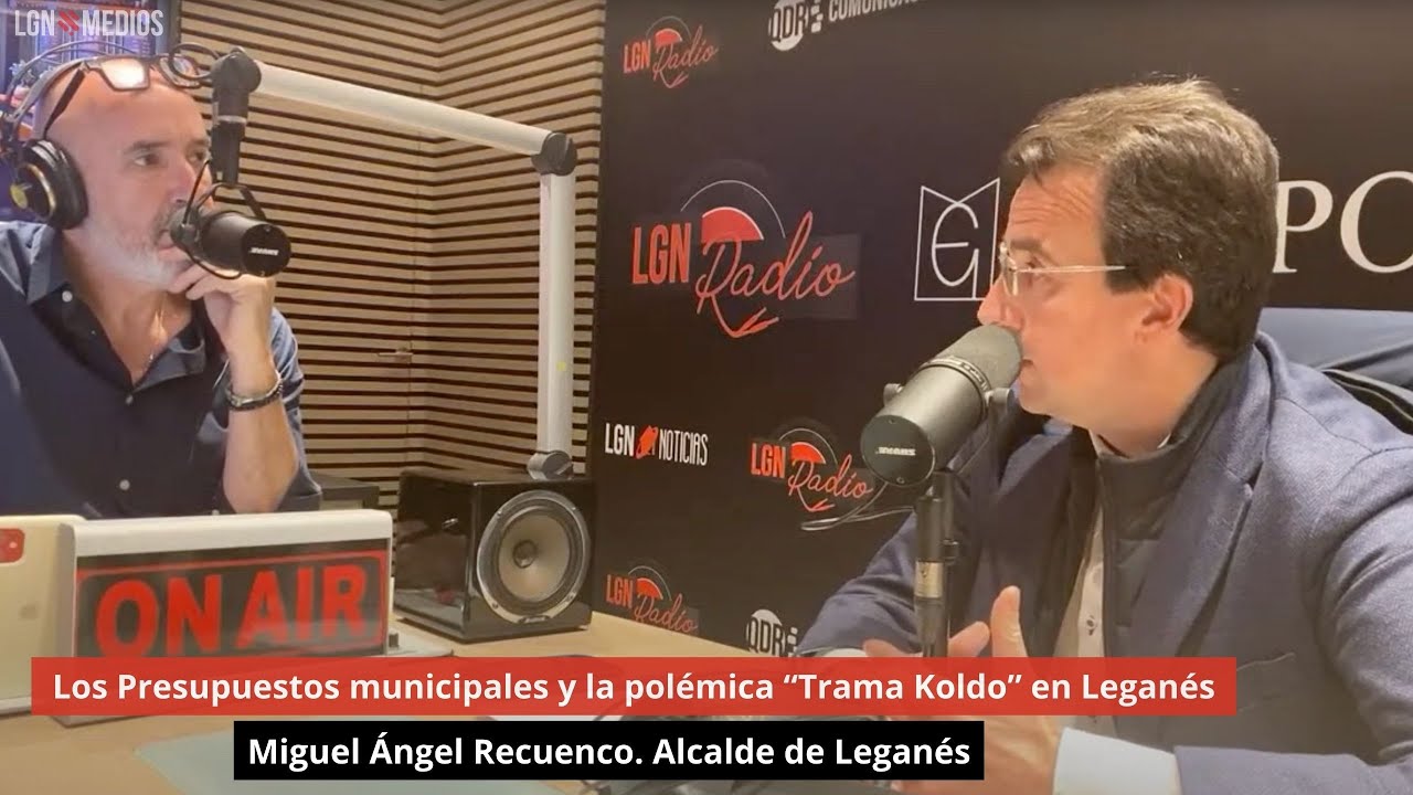 Miguel Ángel Recuenco. Alcalde de Leganés