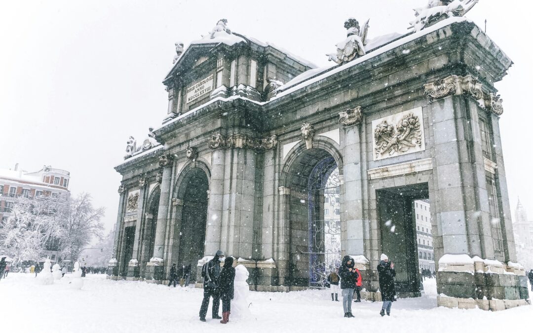 Miércoles invernal en Comunidad de Madrid con lluvias, frío y nieve en la Sierra