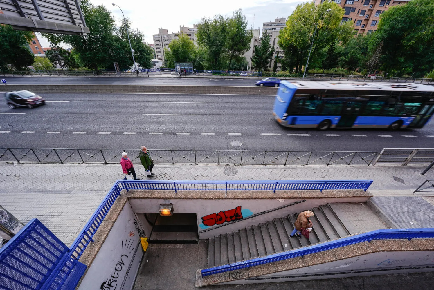 AYUNTAMIENTO DE MADRID-Comienza el cierre de pasos subterráneos en la A-5 por las obras de soterramiento