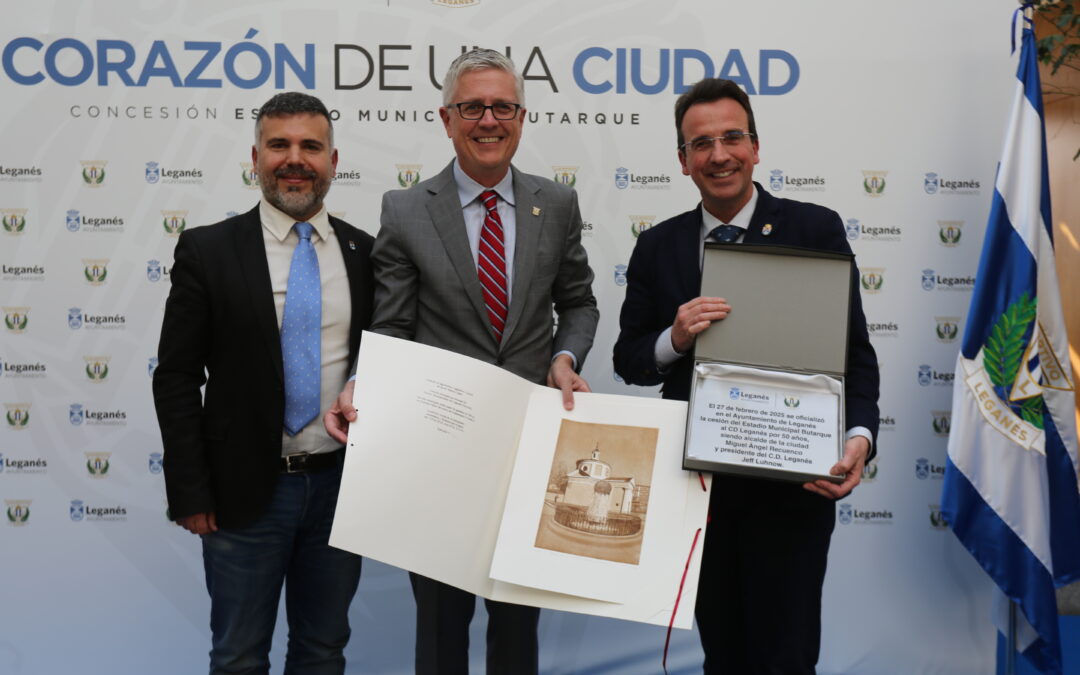 El Ayuntamiento de Leganés concede Butarque al CD Leganés por 50 años