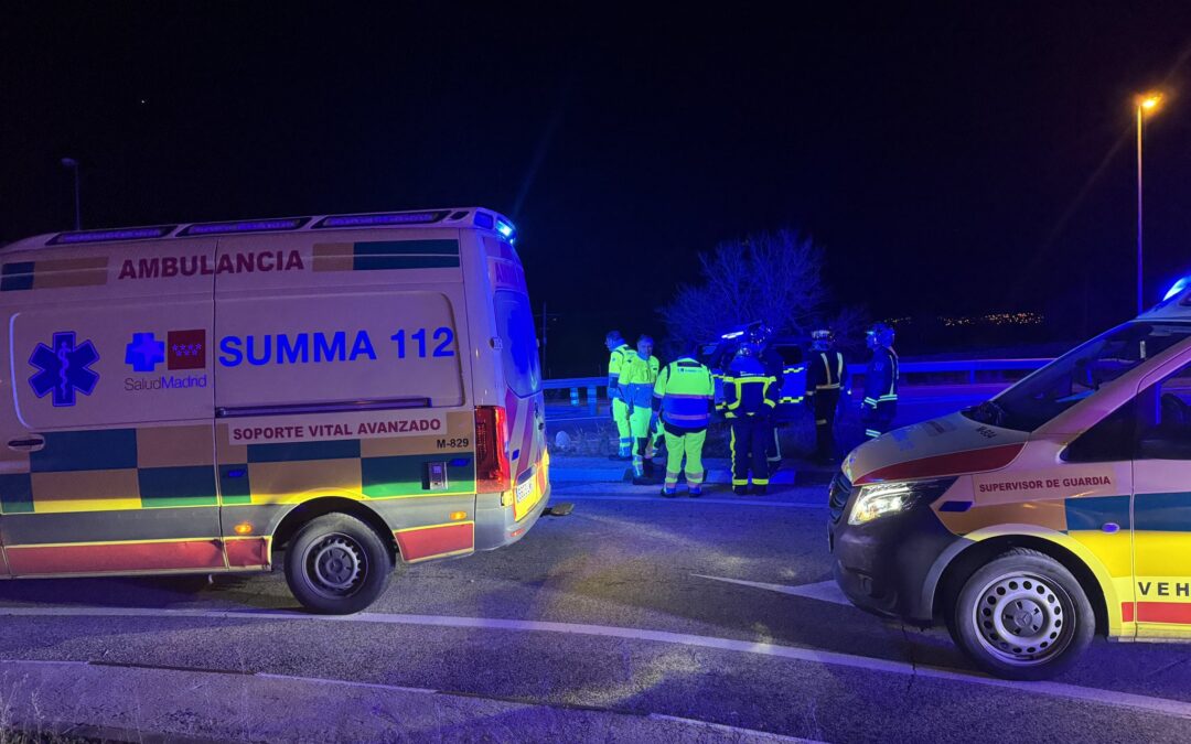 Muere un motorista en un accidente en Colmenar Viejo