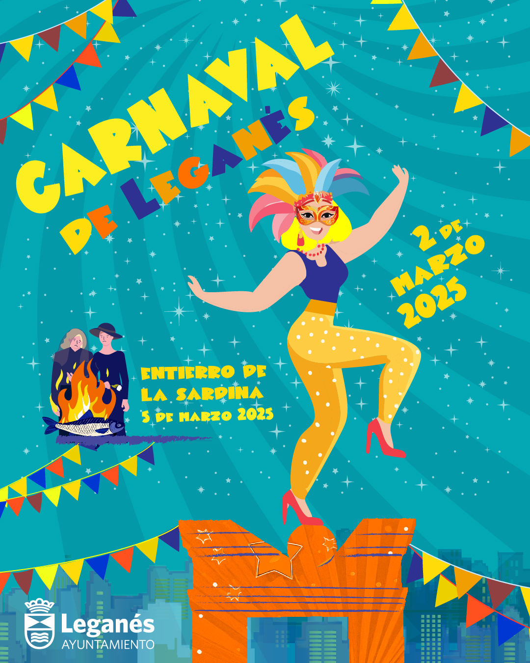 PrensaLeganés_El Carnaval de Leganés 2025 estrena sambódromo y modifica su recorrido