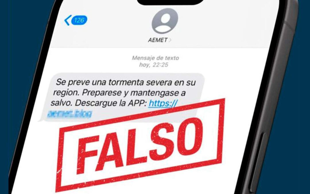 Alerta por estafa: falsos mensajes de AEMET intentan robar datos bancarios