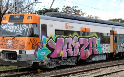 La Policía Nacional detiene a once grafiteros que paralizaban trenes del Metro de Madrid