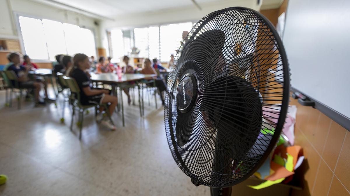 ElPeriodico_Niños a 40 grados en clase: Móstoles sigue sin ventiladores en sus colegios
