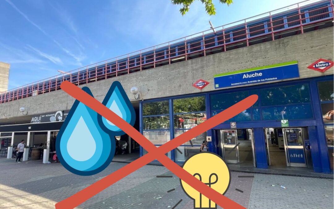 200 viviendas de Aluche se quedan sin agua y luz