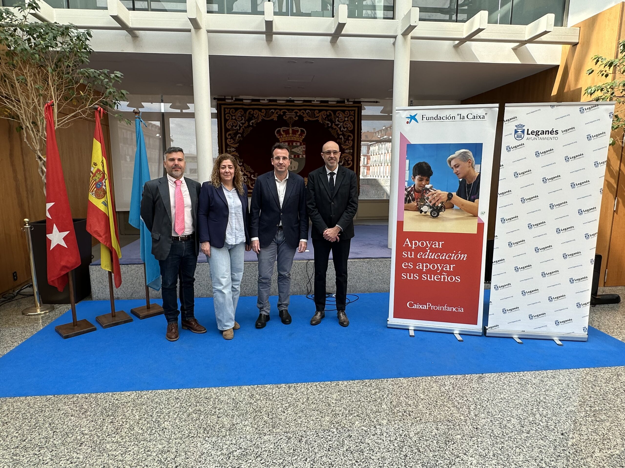 PRENSALEGANÉS_Leganés y Fundación La Caixa renuevan su compromiso contra la pobreza infantil