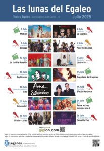 Leganés anuncia los conciertos gratuitos de Las Lunas del Egaleo para julio