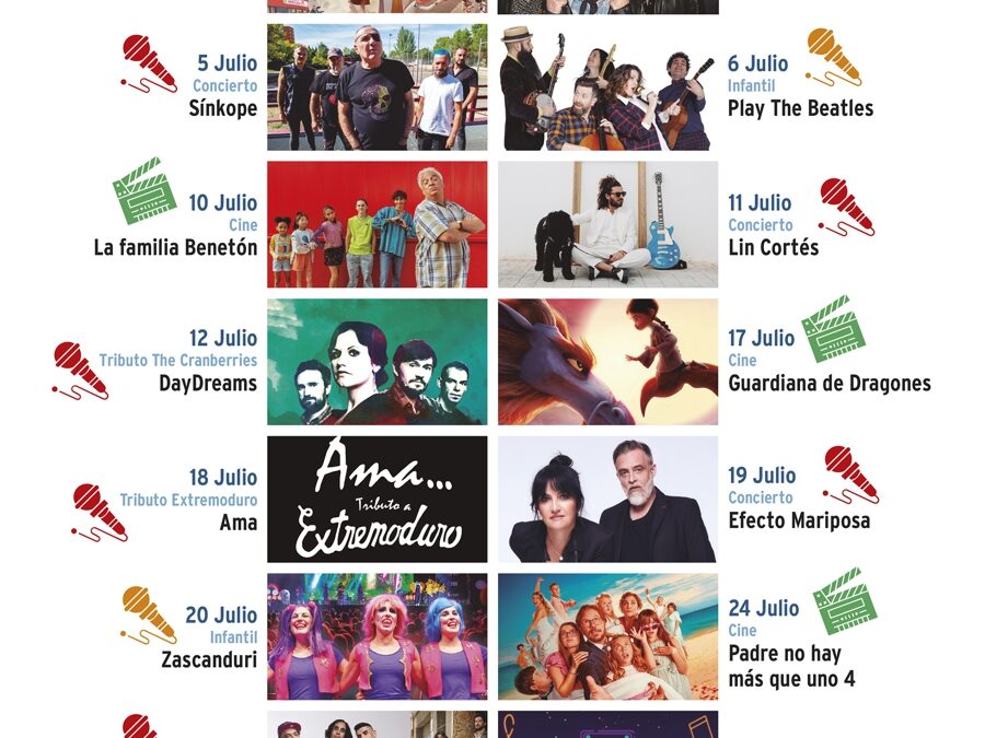 Leganés anuncia los conciertos gratuitos de Las Lunas del Egaleo para julio