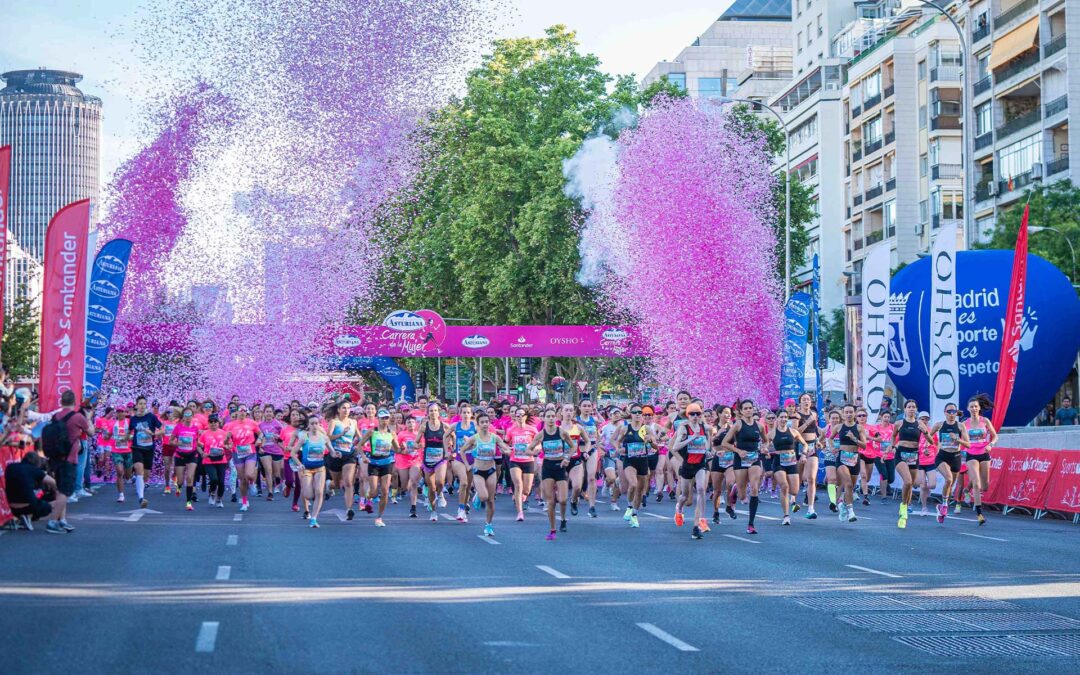 Madrid se teñirá de rosa con 36.000 corredoras en la Carrera de la Mujer