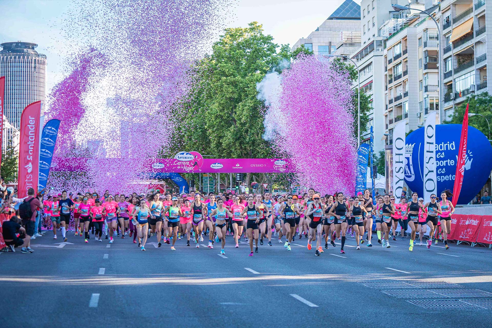 Carreradelamujer_Madrid se teñirá de rosa con 36.000 corredoras en la Carrera de la Mujer