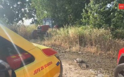 Fallece un anciano en Getafe tras quedar atrapado en el motor de su tractor