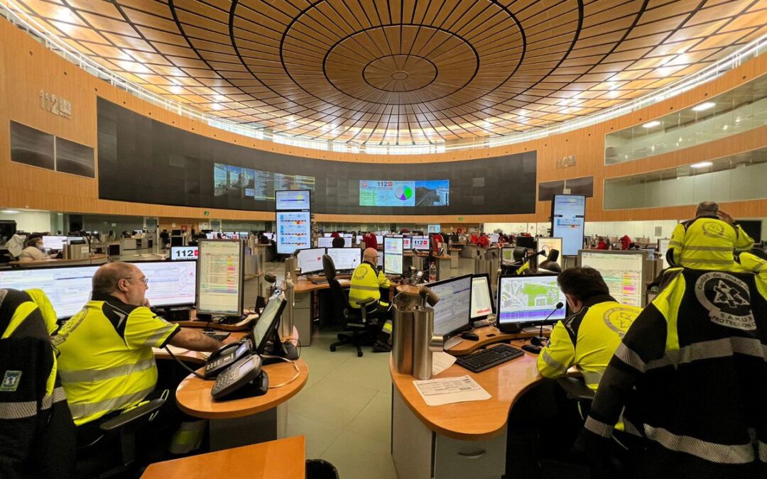 El 112 gestiona más de 589 incidentes por lluvia y viento en Madrid