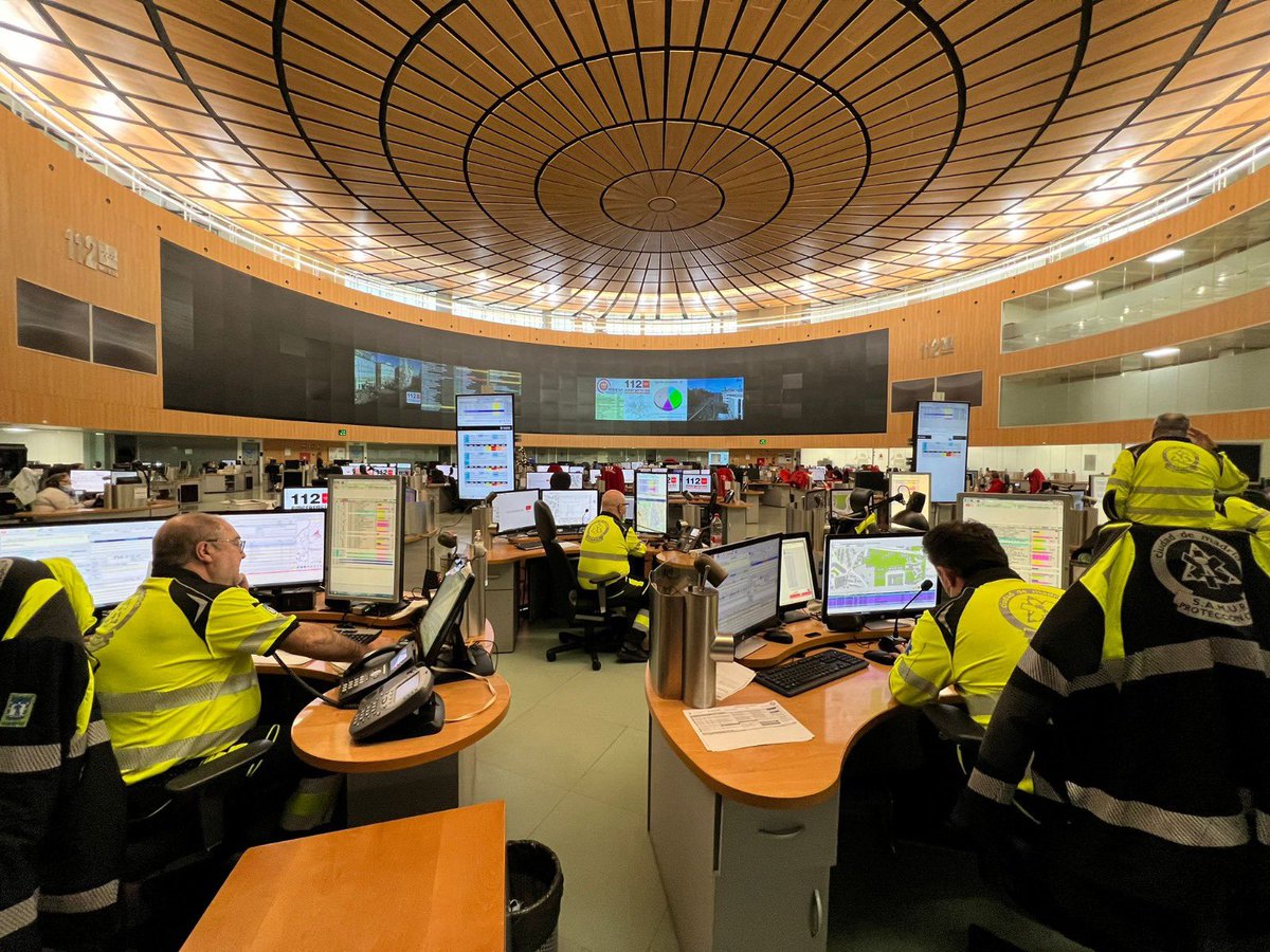 El 112 gestiona incidentes por tormentas en Madrid
