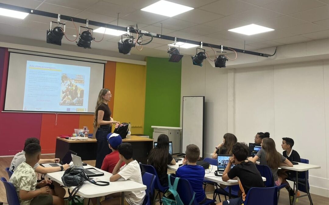 Tecnología segura divertida educativa en los campamentos de Leganés