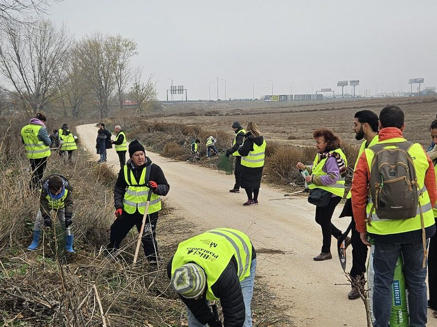 Los ‘Biciplantadores’ continúan su labor ambiental en Leganés