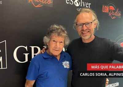 05/06/2025 – MÁS QUE PALABRAS – CARLOS SORIA, 72 AÑOS SUBIENDO MONTAÑAS