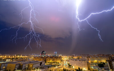 Aviso amarillo por tormentas en toda la Comunidad de Madrid