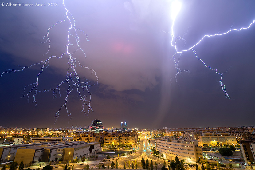 Cazatormentas_Aviso amarillo por tormentas en toda la Comunidad de Madrid