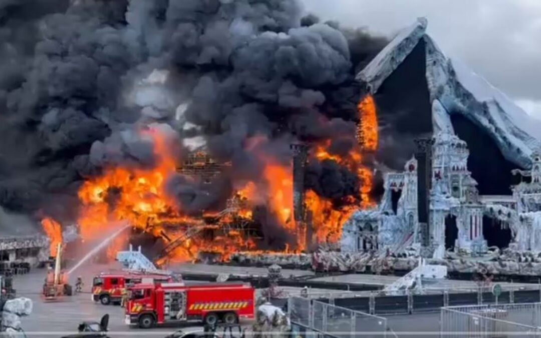 Incendio afecta el escenario principal de Tomorrowland a dos días del inicio del festival