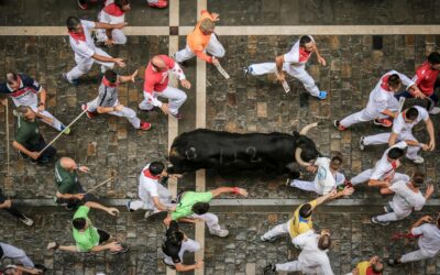 Pamplona da inicio a los Sanfermines 2025 con un chupinazo marcado por el apoyo a Palestina