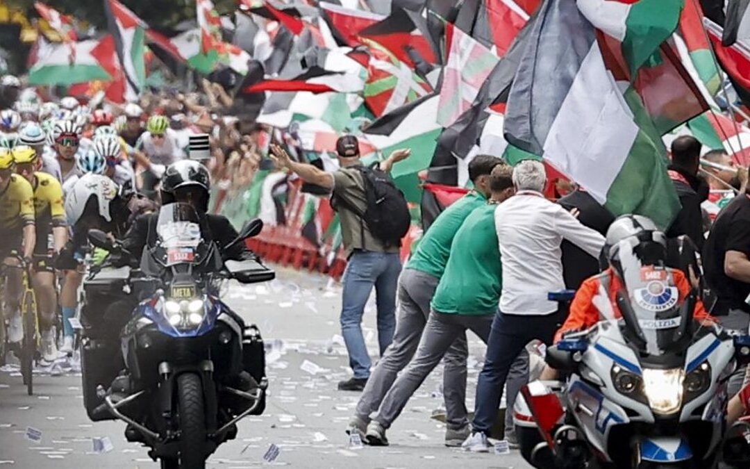 Incidentes en Bilbao contra Israel Premier Tech obligan a suspender etapa de La Vuelta