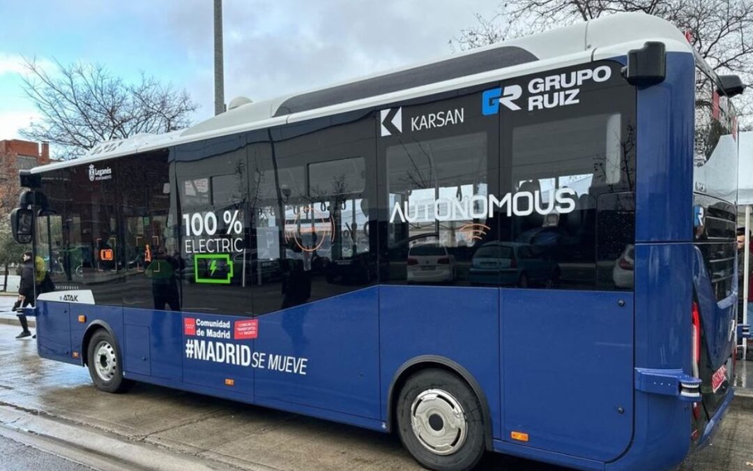 Leganés estrenará el primer autobús autónomo a demanda de España