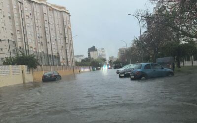 Lluvias torrenciales inundan La Safor y La Ribera