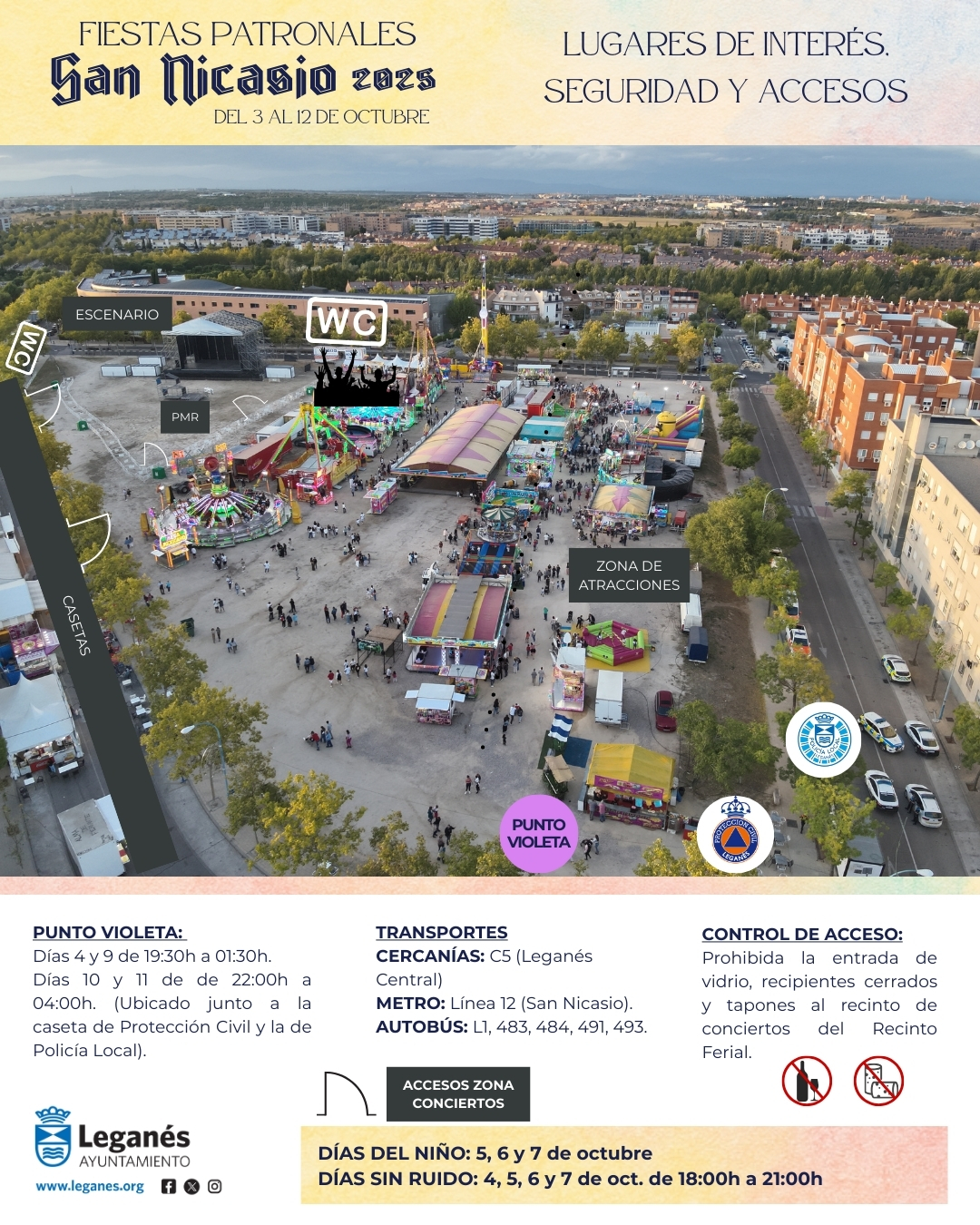 Leganés celebra las Fiestas de San Nicasio con un cartel musical de primer nivel