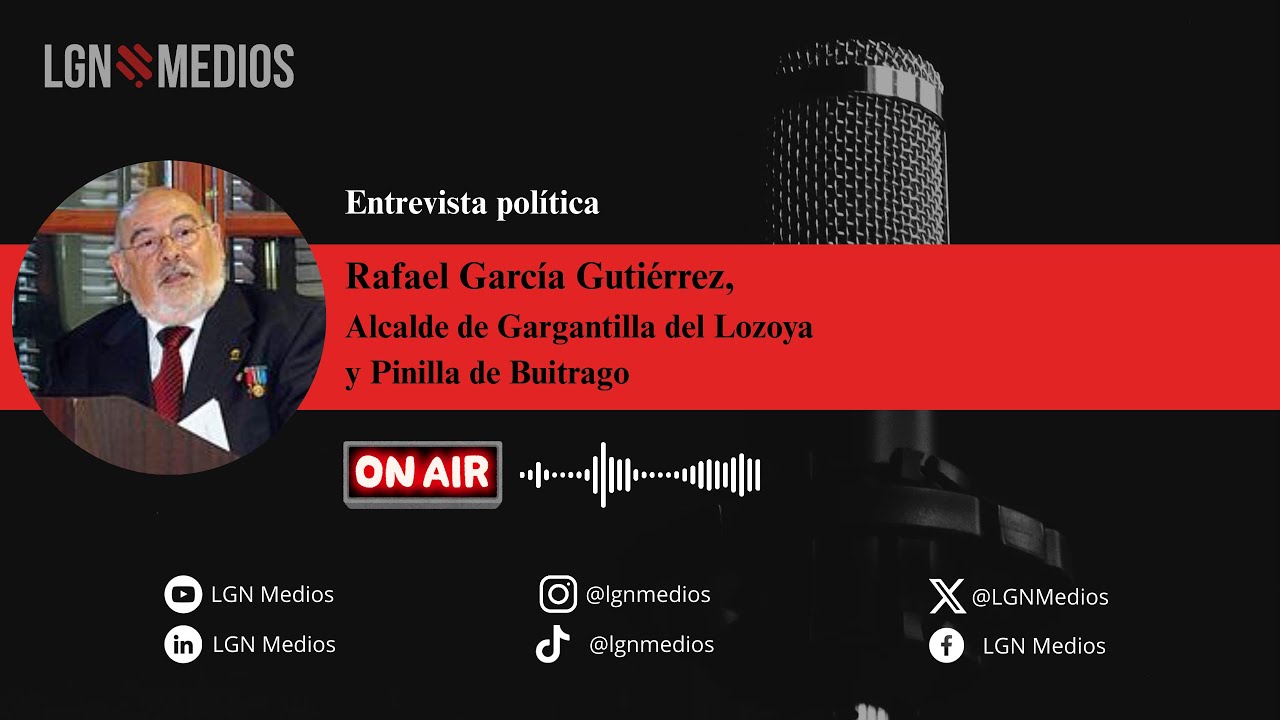 24/09/2025 RAFAEL GARCÍA GUTIÉRREZ, ALCALDE DE GARGANTILLA DEL LOZOYA y PINILLA DE BUITRAGO