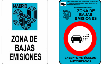 Madrid prohibirá la circulación de coches sin etiqueta ambiental desde el 1 de enero