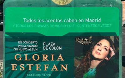 Leganés y Ecovidrio lanzan una campaña de reciclaje vinculada al concierto de Gloria Estefan