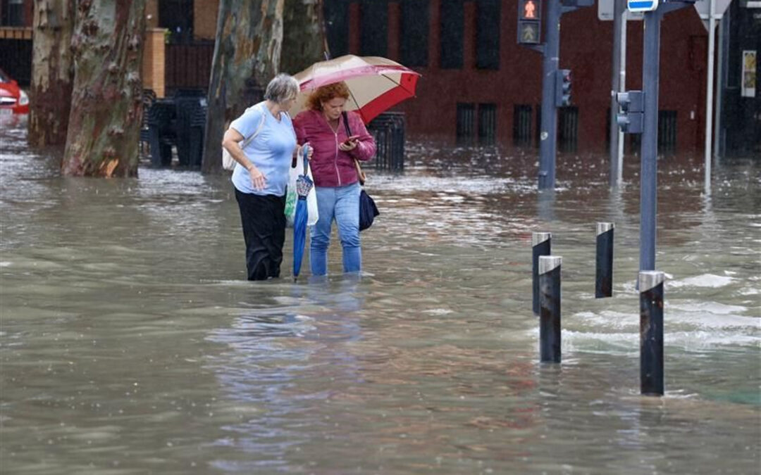 Más de 500 incidencias en Andalucía por las fuertes lluvias