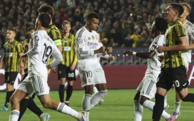 El Real Madrid golea 0-5 al Kairat Almaty con hat-trick de Mbappé