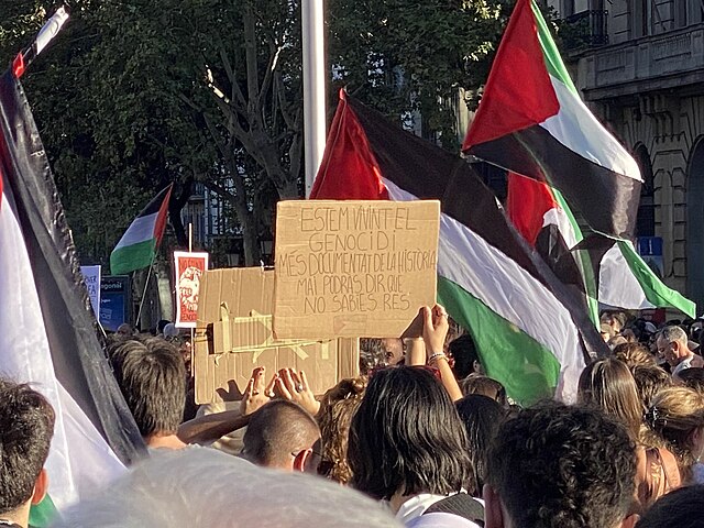 España vive una jornada de huelga general en apoyo a Palestina