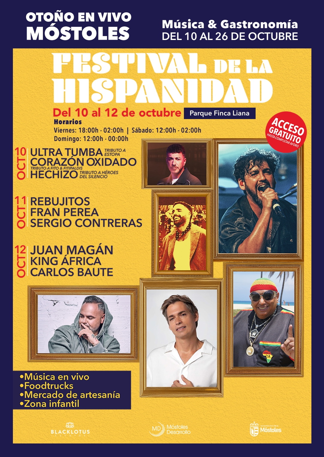 AytoMóstoles_Móstoles lanza “Otoño en Vivo” con música y gastronomía del 10 al 26 de octubre