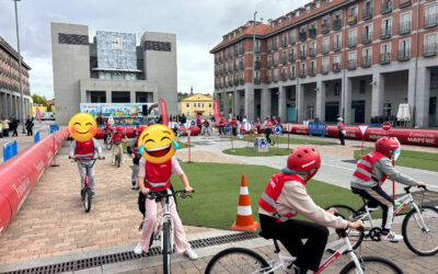 Más de 1.000 escolares de Leganés aprenden seguridad vial y doméstica en la Caravana Planeta ODS