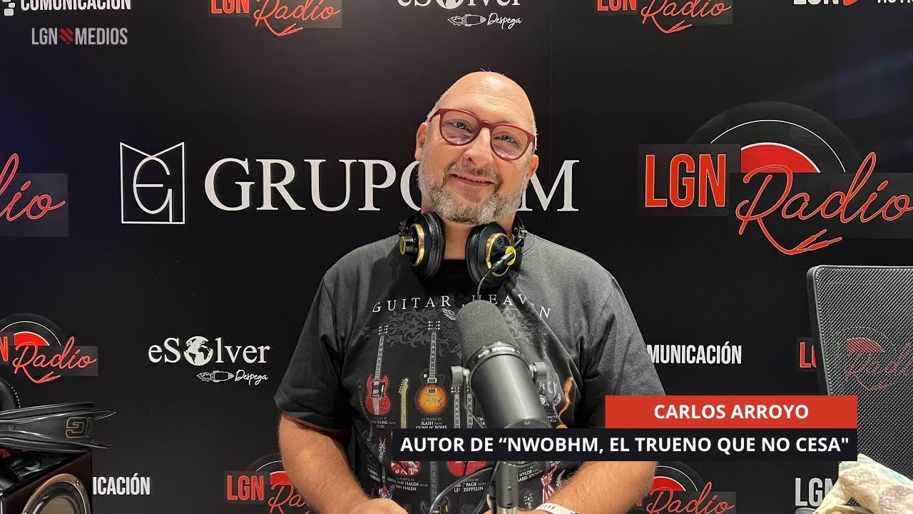 30/09/2025 - CARLOS ARROYO NOS PRESENTA SU NUEVO LIBRO: “NWOBHM, El trueno que no cesa"