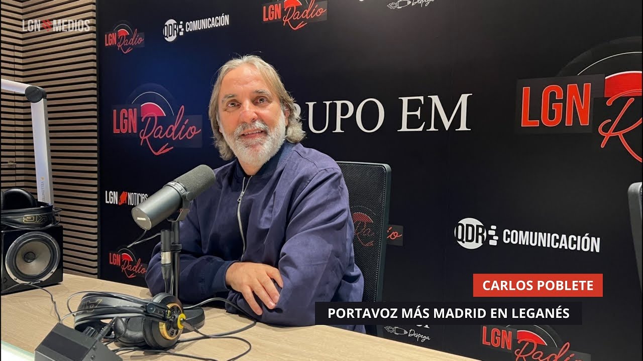 01/10/2025 - CARLOS POBLETE - PORTAVOZ MÁS MADRID LEGANÉS