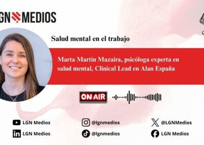 02/10/2025 – LA SALUD MENTAL EN EL TRABAJO – MARTA MARTÍN MAZAIRA, PSICÓLOGA